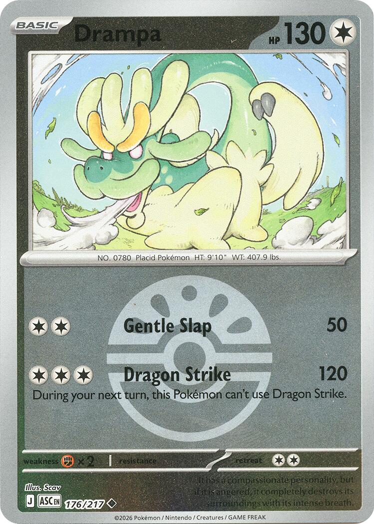 Drampa (176/217) (Friend Ball) [Mega Evolution: Ascended Heroes] | I Want That Stuff Brandon