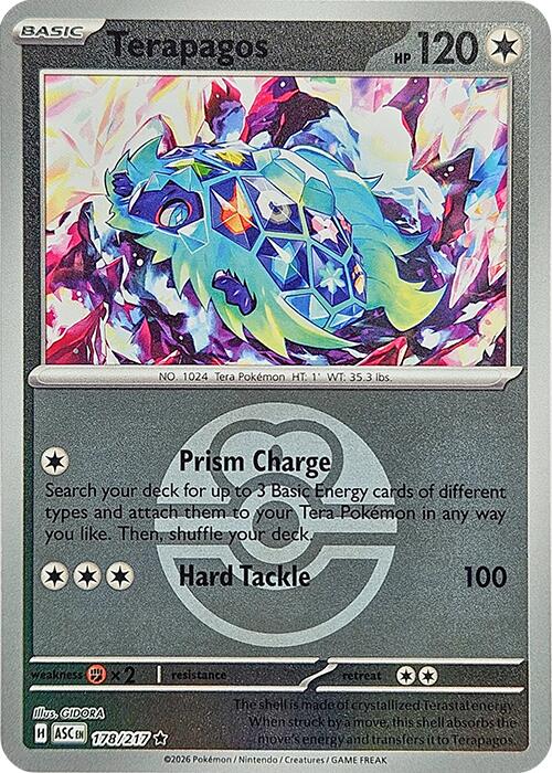 Terapagos (178/217) (Love Ball) [Mega Evolution: Ascended Heroes] | I Want That Stuff Brandon