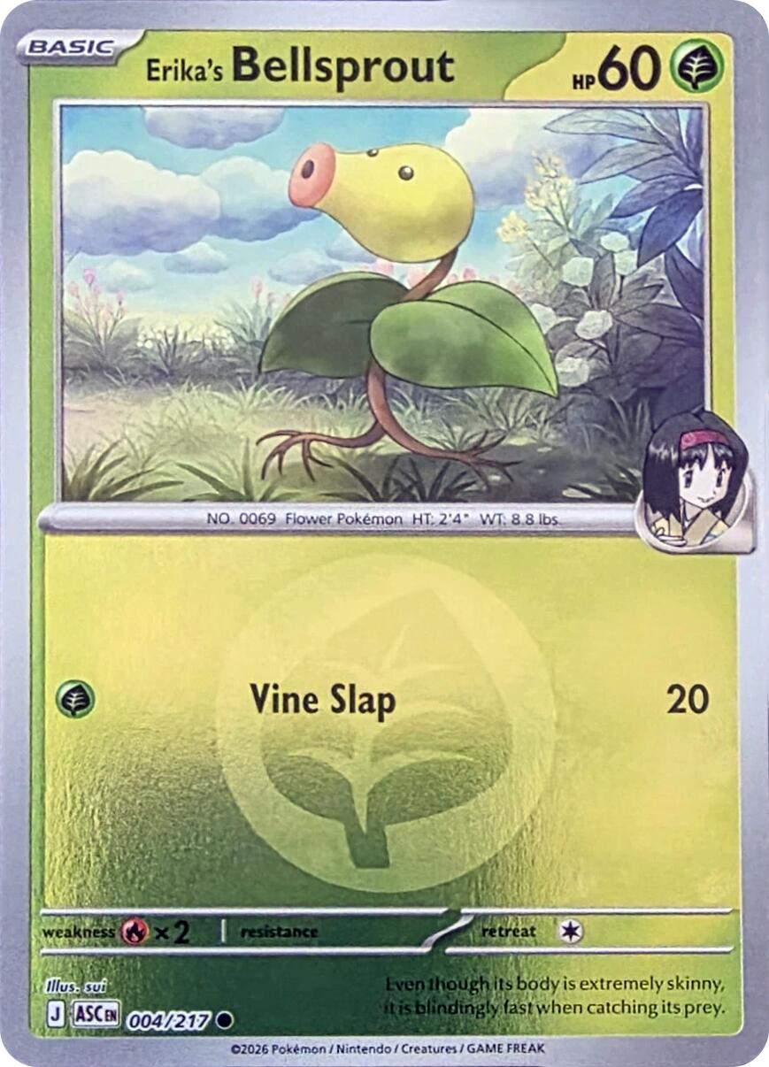 Erika's Bellsprout (004/217) (Energy Symbol Pattern) [Mega Evolution: Ascended Heroes] | I Want That Stuff Brandon
