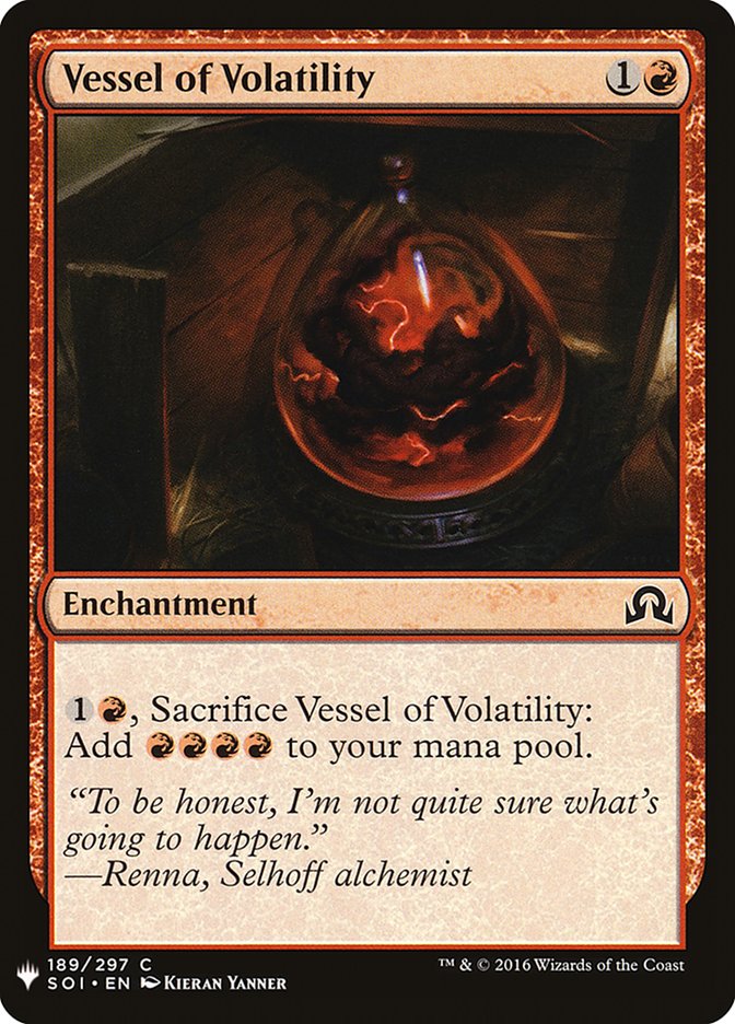 Vessel of Volatility [Mystery Booster] | I Want That Stuff Brandon