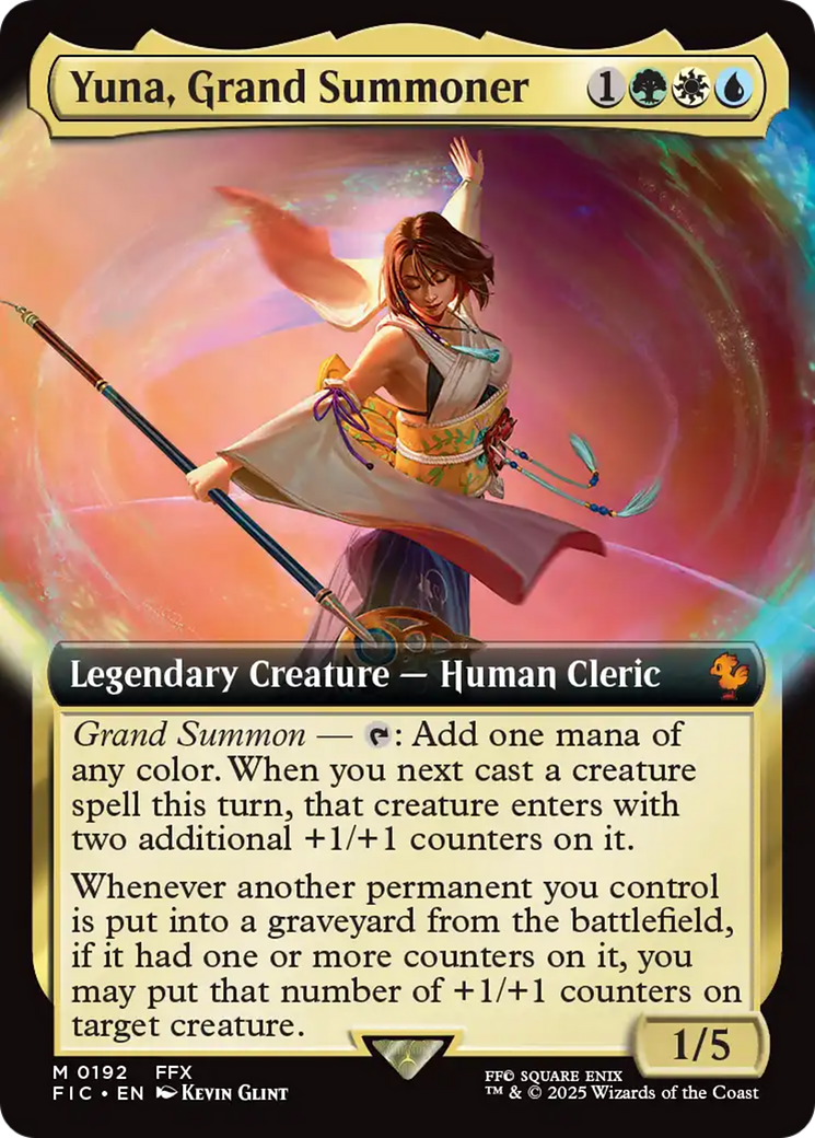 Yuna, Grand Summoner (Extended Art) [FINAL FANTASY Commander] | I Want That Stuff Brandon