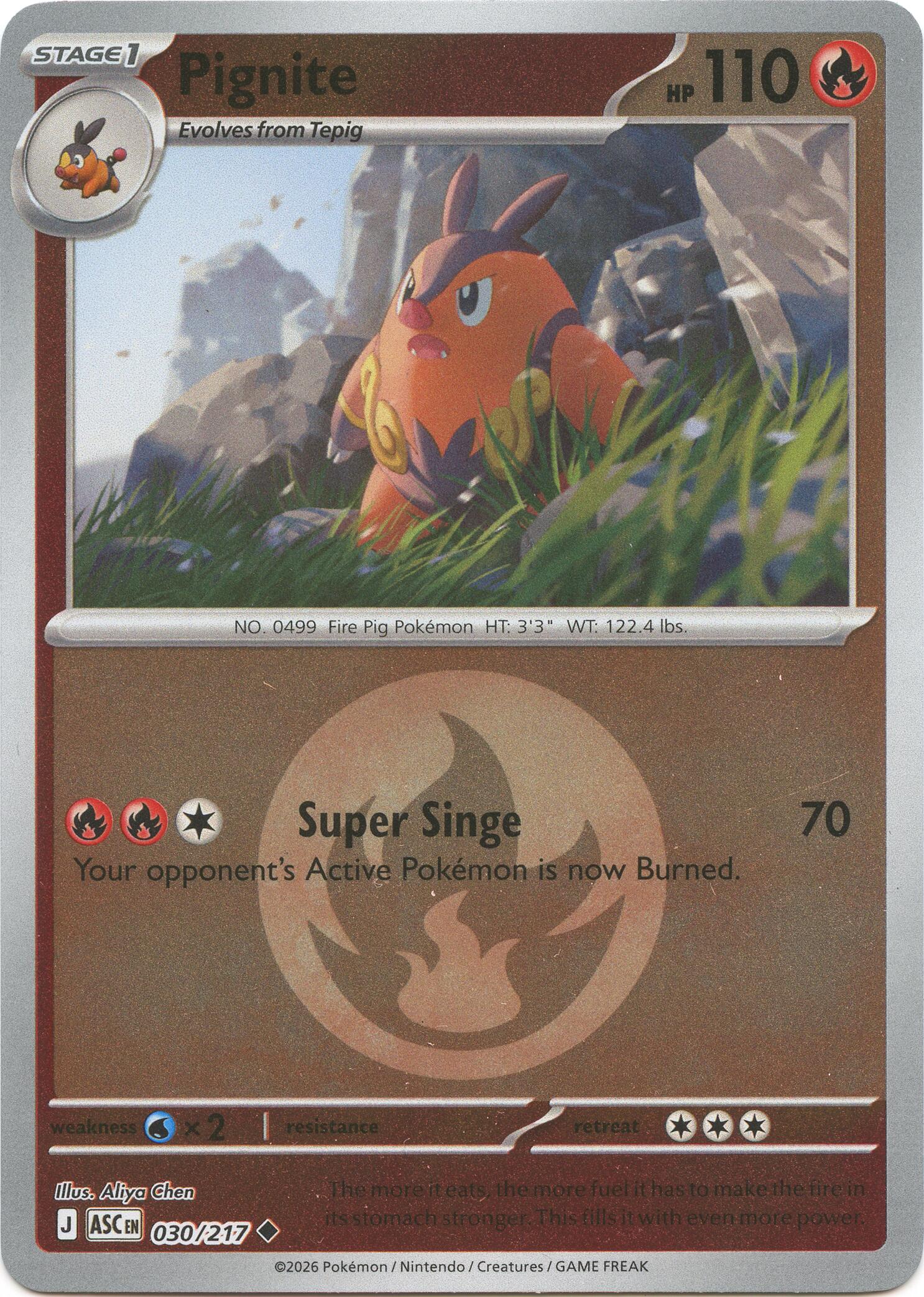 Pignite (030/217) (Energy Symbol Pattern) [Mega Evolution: Ascended Heroes] | I Want That Stuff Brandon