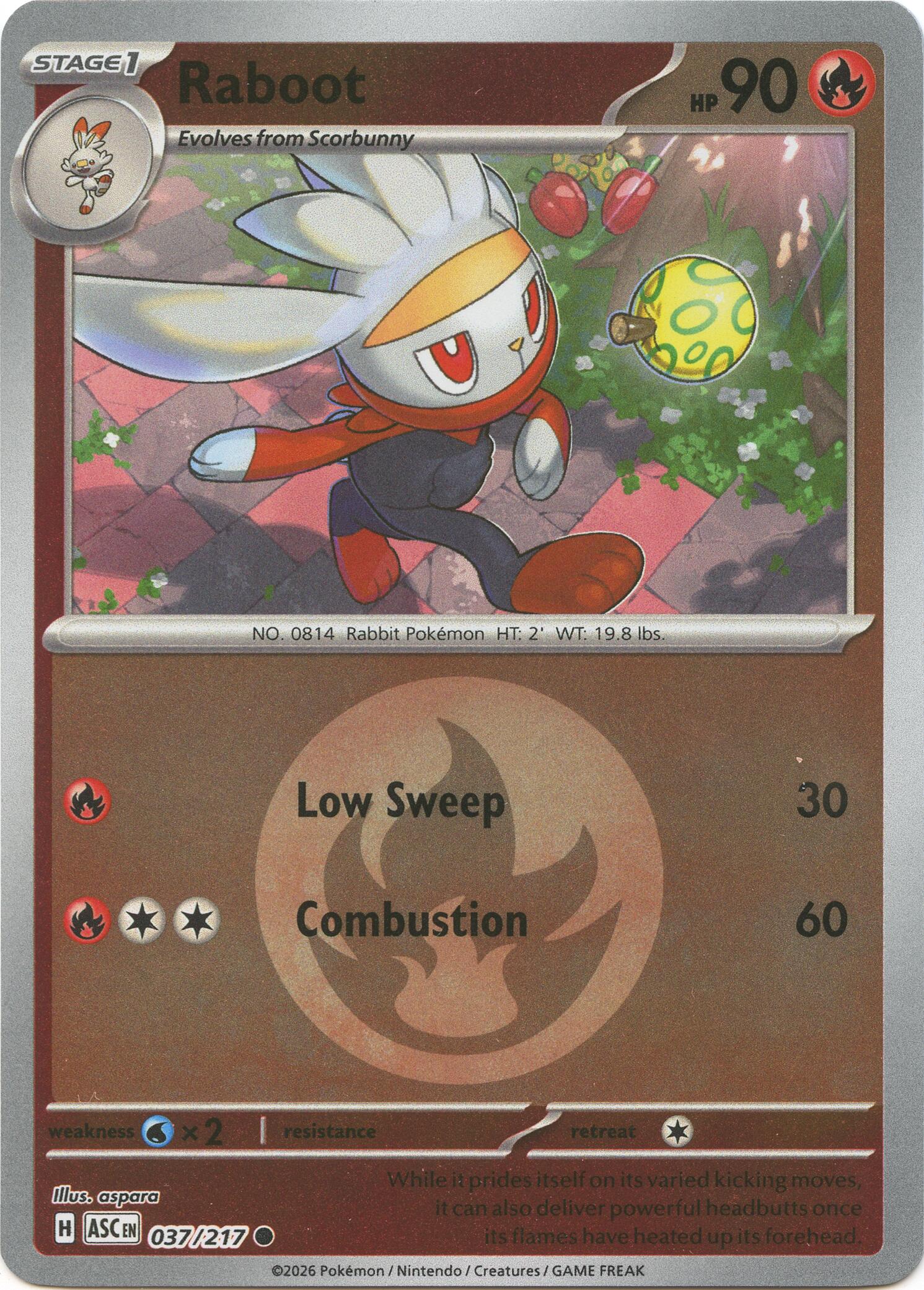 Raboot (037/217) (Energy Symbol Pattern) [Mega Evolution: Ascended Heroes] | I Want That Stuff Brandon