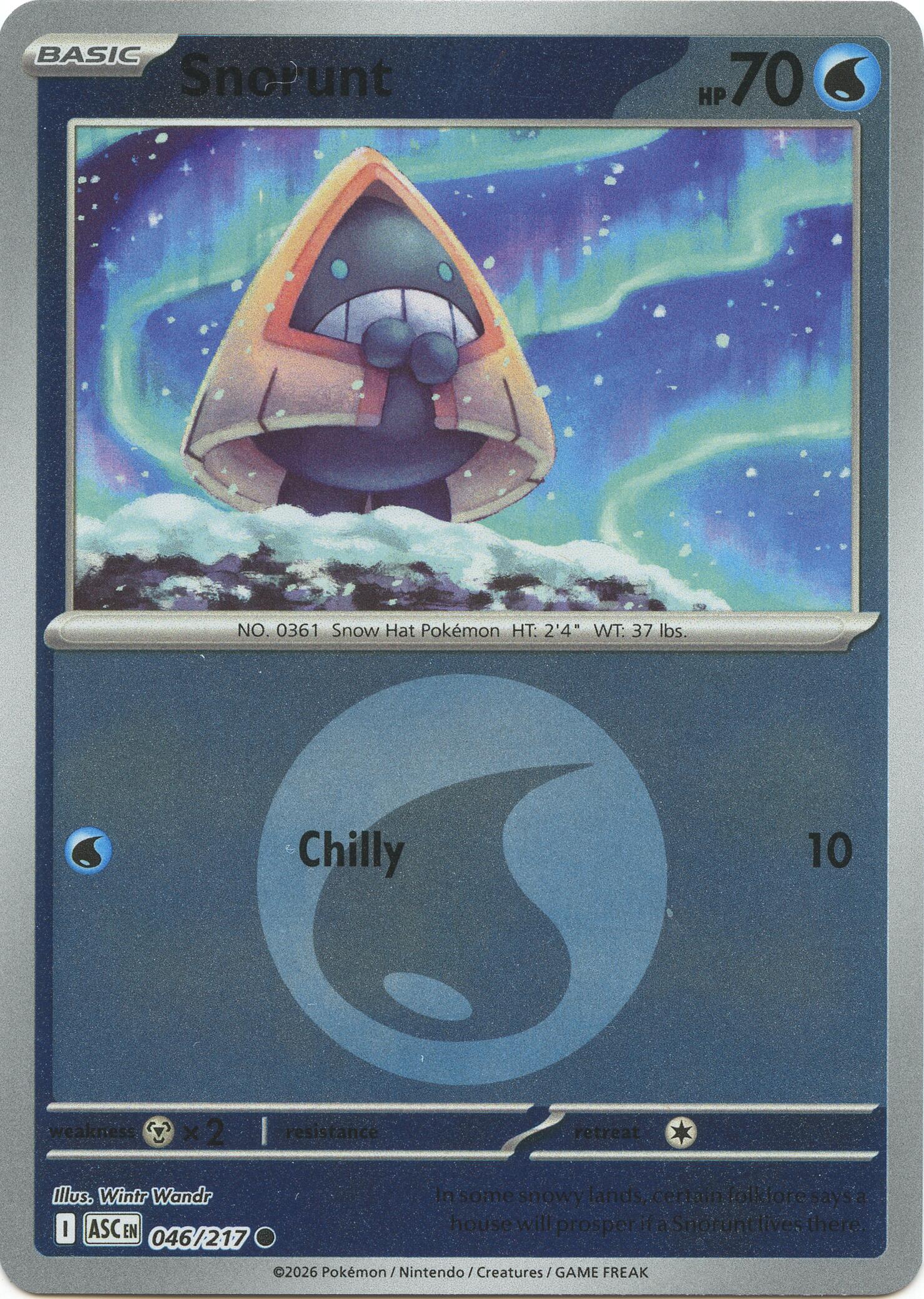 Snorunt (046/217) (Energy Symbol Pattern) [Mega Evolution: Ascended Heroes] | I Want That Stuff Brandon