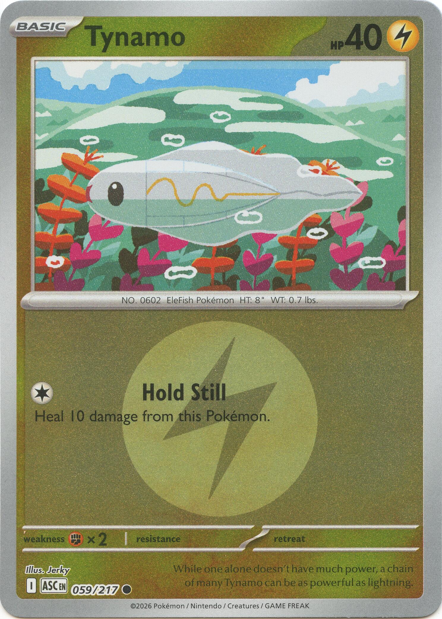 Tynamo (059/217) (Energy Symbol Pattern) [Mega Evolution: Ascended Heroes] | I Want That Stuff Brandon