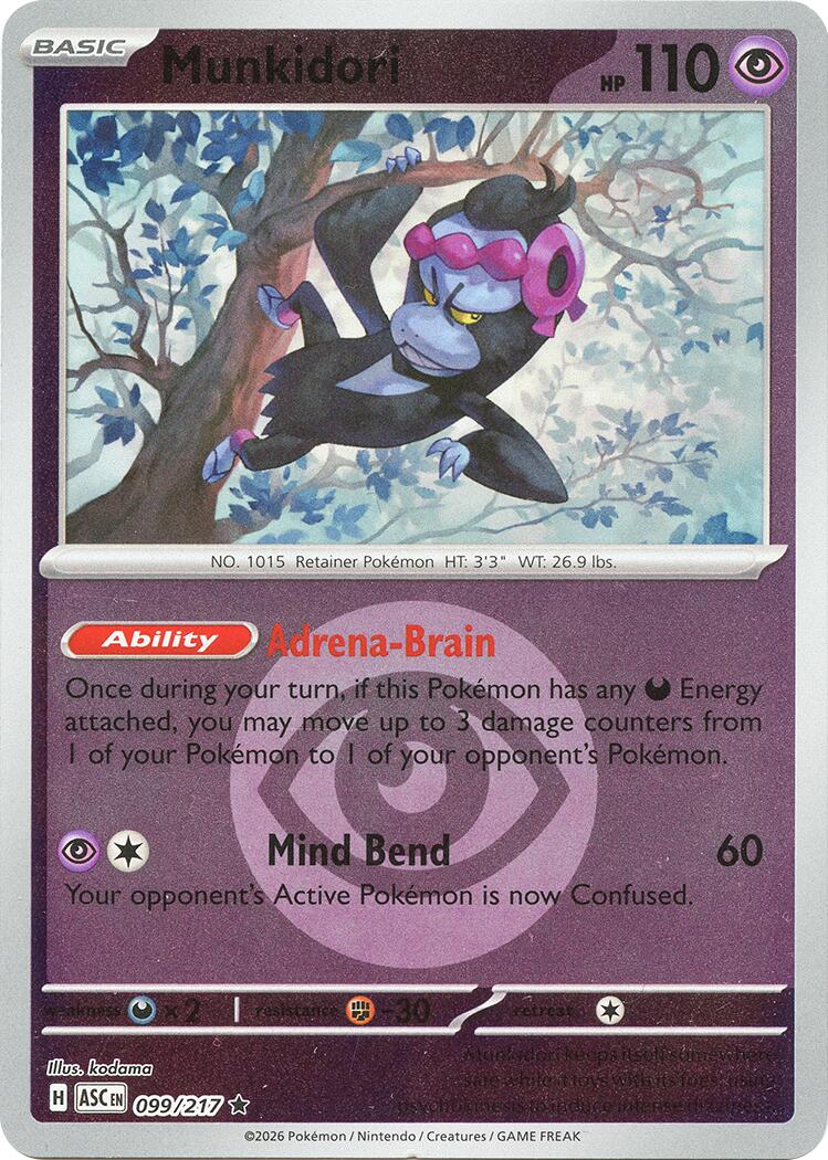 Munkidori (099/217) (Energy Symbol Pattern) [Mega Evolution: Ascended Heroes] | I Want That Stuff Brandon