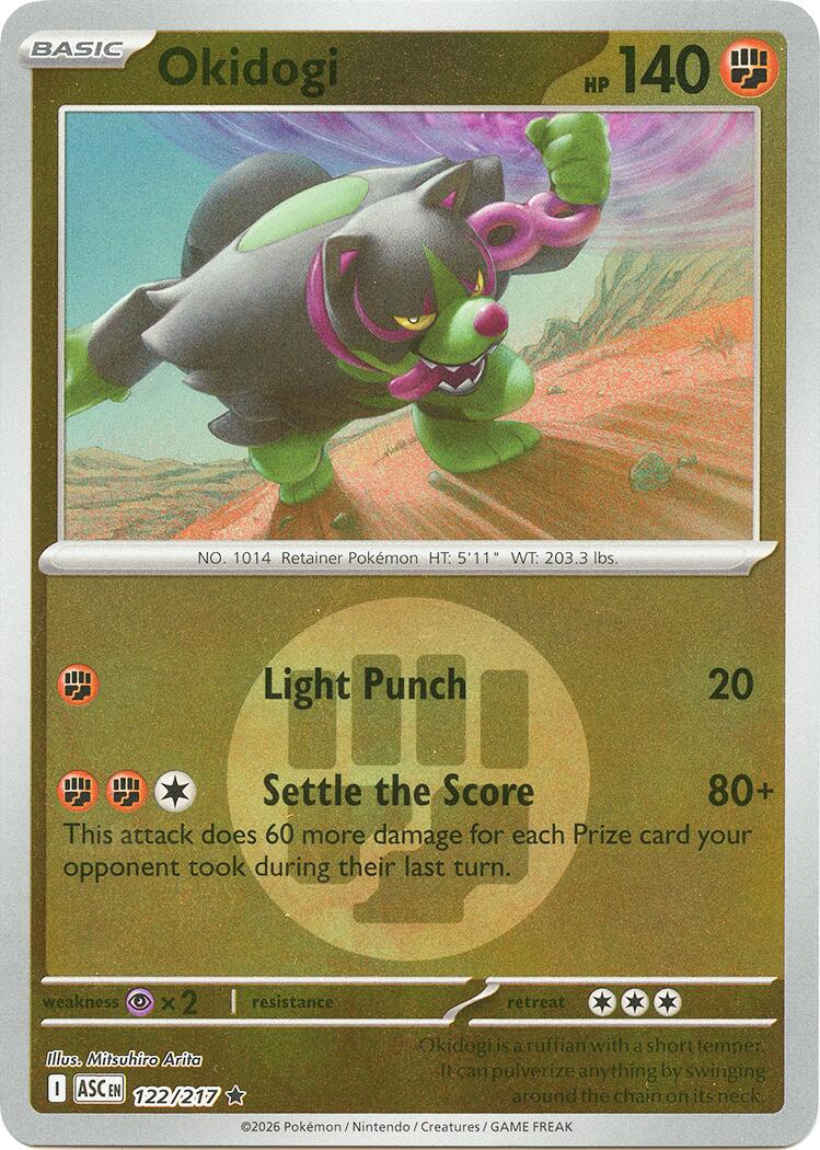 Okidogi (122/217) (Energy Symbol Pattern) [Mega Evolution: Ascended Heroes] | I Want That Stuff Brandon