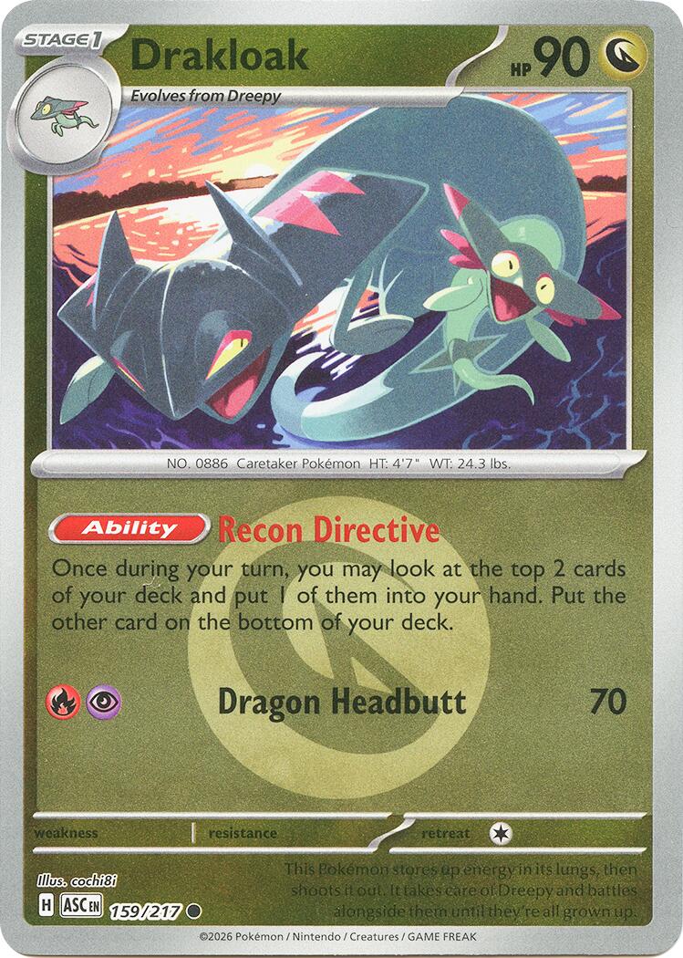 Drakloak (159/217) (Energy Symbol Pattern) [Mega Evolution: Ascended Heroes] | I Want That Stuff Brandon
