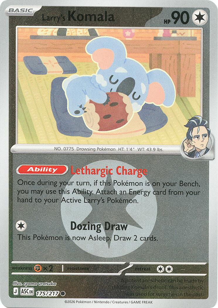Larry's Komala (175/217) (Energy Symbol Pattern) [Mega Evolution: Ascended Heroes] | I Want That Stuff Brandon