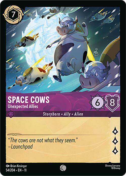 Space Cows - Unexpected Allies (54/204) [Winterspell] | I Want That Stuff Brandon