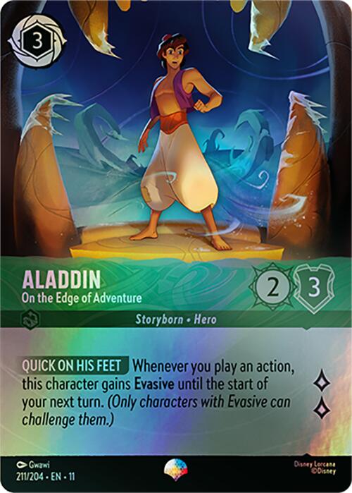 Aladdin - On the Edge of Adventure (Epic) (211/204) [Winterspell] | I Want That Stuff Brandon