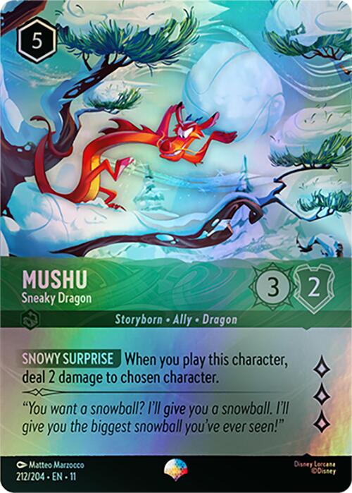 Mushu - Sneaky Dragon (Epic) (212/204) [Winterspell] | I Want That Stuff Brandon