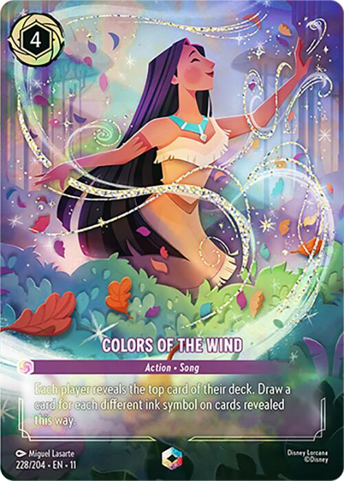 Colors of the Wind (Enchanted) (228/204) [Winterspell] | I Want That Stuff Brandon