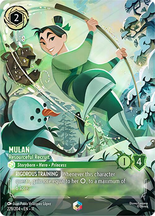 Mulan - Resourceful Recruit (Enchanted) (229/204) [Winterspell] | I Want That Stuff Brandon