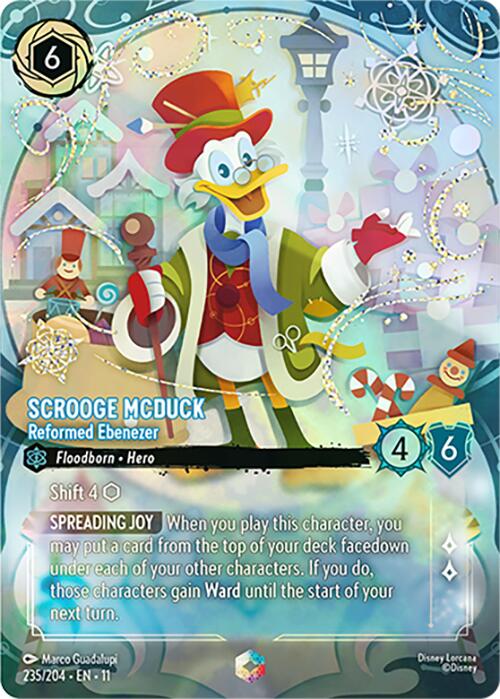 Scrooge McDuck - Reformed Ebenezer (Enchanted) (235/204) [Winterspell] | I Want That Stuff Brandon