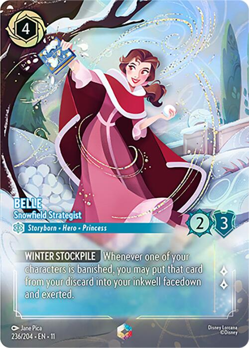 Belle - Snowfield Strategist (Enchanted) (236/204) [Winterspell] | I Want That Stuff Brandon