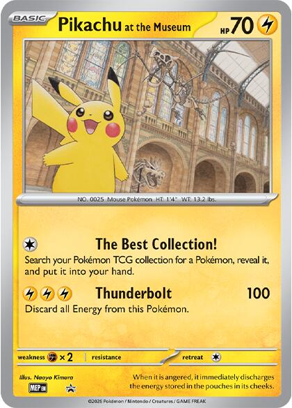 Pikachu at the Museum [Mega Evolution Promo] | I Want That Stuff Brandon