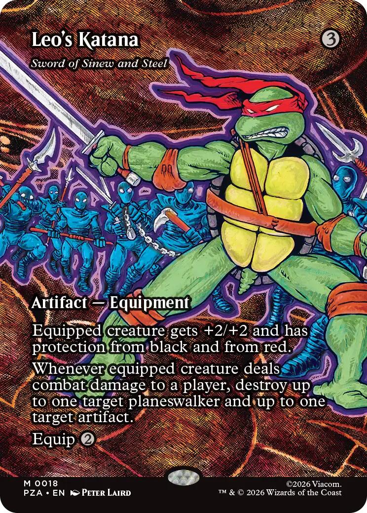 Leo's Katana - Sword of Sinew and Steel (Borderless) [Teenage Mutant Ninja Turtles Eternal-Legal] | I Want That Stuff Brandon