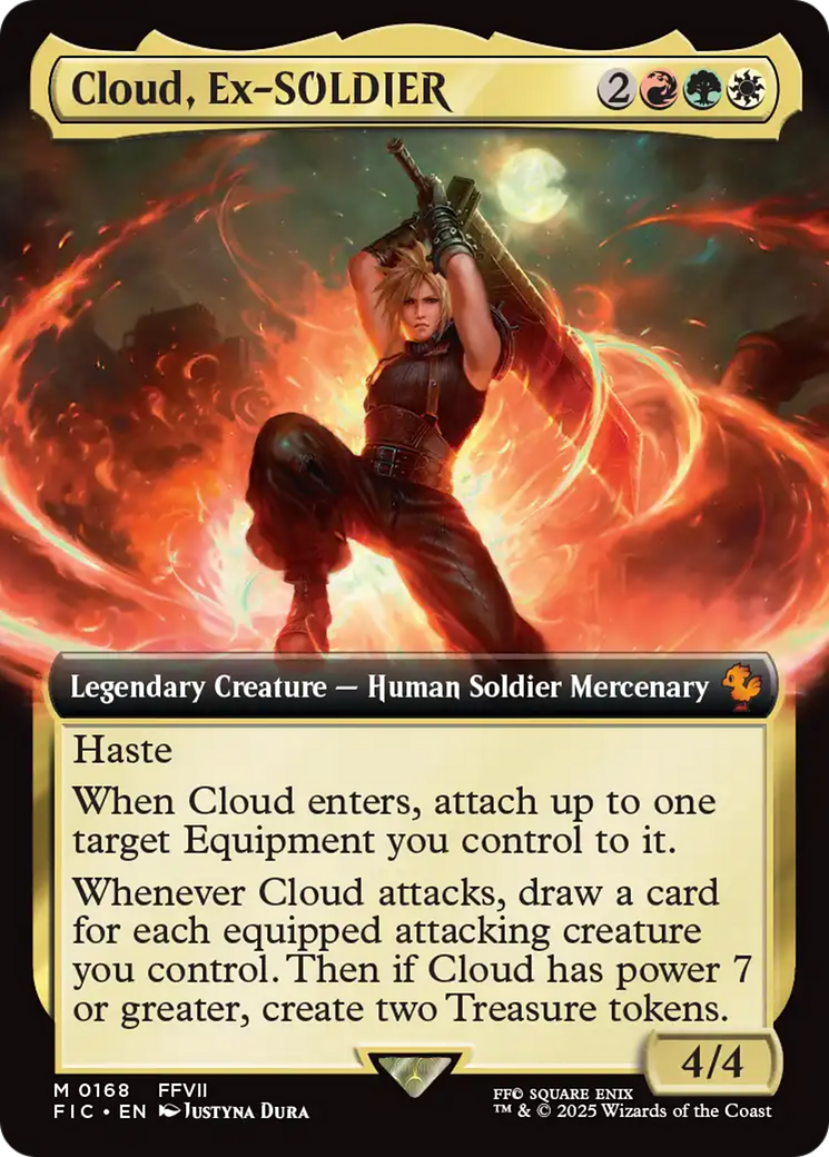 Cloud, Ex-SOLDIER (Extended Art) [FINAL FANTASY Commander] | I Want That Stuff Brandon