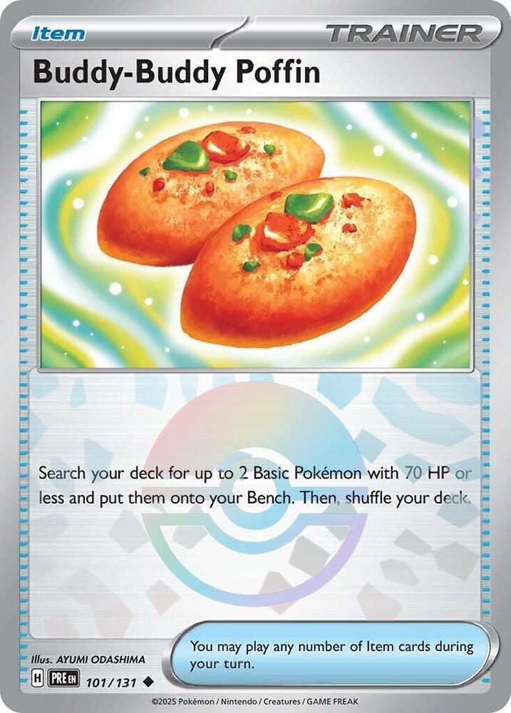 Buddy-Buddy Poffin (101/131) (Poke Ball Pattern) [Scarlet & Violet: Prismatic Evolutions] | I Want That Stuff Brandon