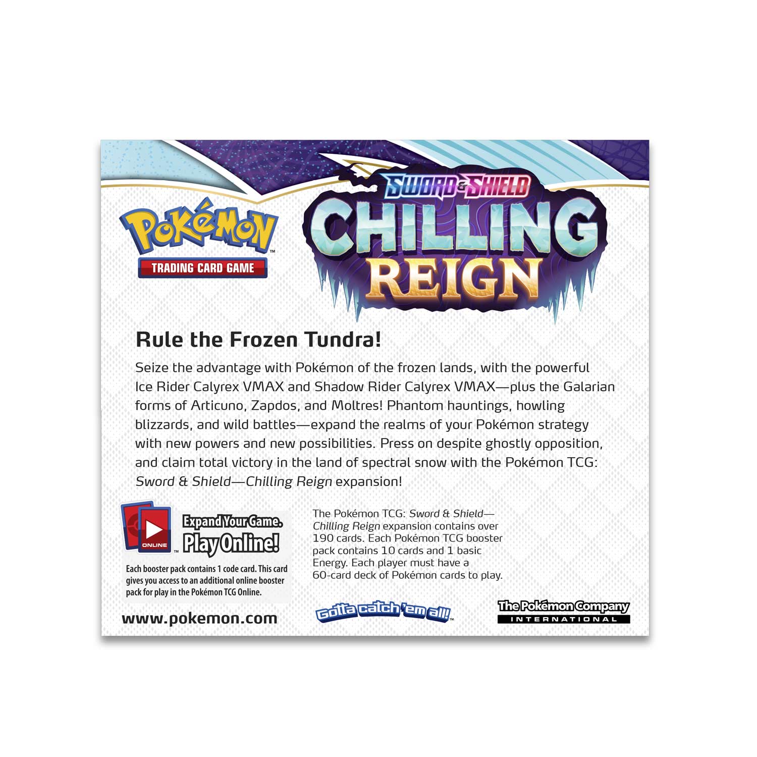 Sword & Shield: Chilling Reign - Booster Box | I Want That Stuff Brandon