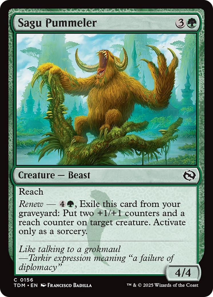 Sagu Pummeler [Tarkir: Dragonstorm] | I Want That Stuff Brandon