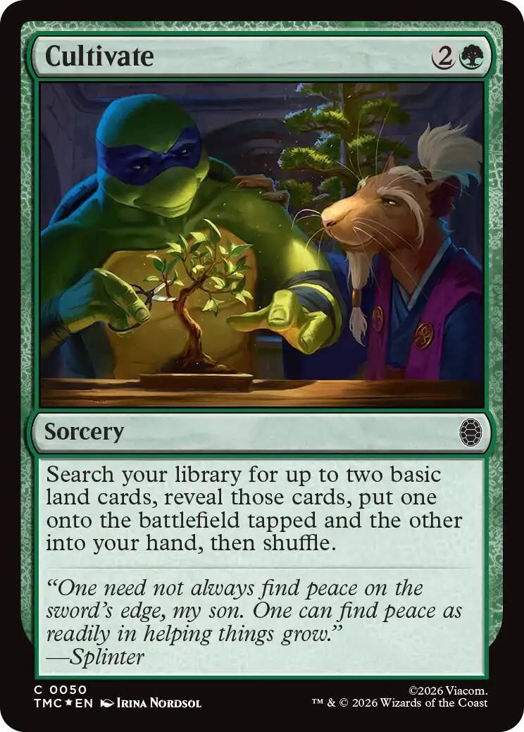 Cultivate (Surge Foil) [Teenage Mutant Ninja Turtles Commander] | I Want That Stuff Brandon
