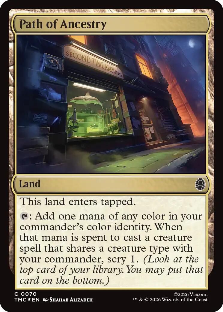 Path of Ancestry (Surge Foil) [Teenage Mutant Ninja Turtles Commander] | I Want That Stuff Brandon