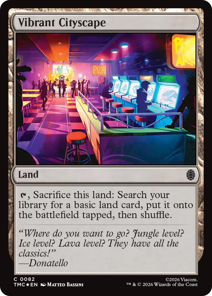 Vibrant Cityscape (Surge Foil) [Teenage Mutant Ninja Turtles Commander] | I Want That Stuff Brandon