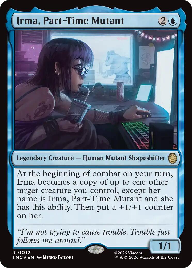 Irma, Part-Time Mutant (Surge Foil) [Teenage Mutant Ninja Turtles Commander] | I Want That Stuff Brandon