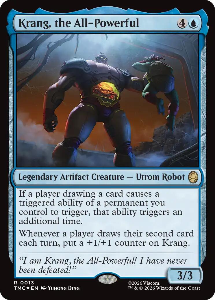 Krang, the All-Powerful (Surge Foil) [Teenage Mutant Ninja Turtles Commander] | I Want That Stuff Brandon
