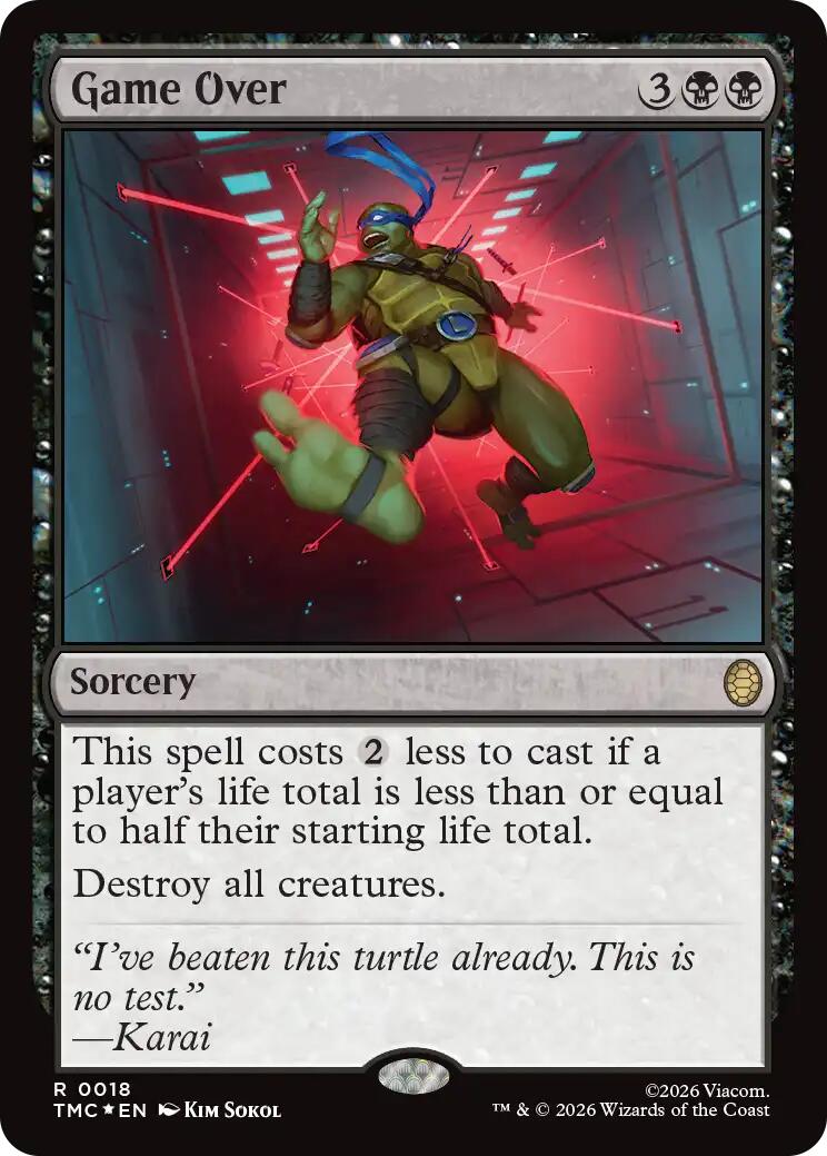 Game Over (Surge Foil) [Teenage Mutant Ninja Turtles Commander] | I Want That Stuff Brandon