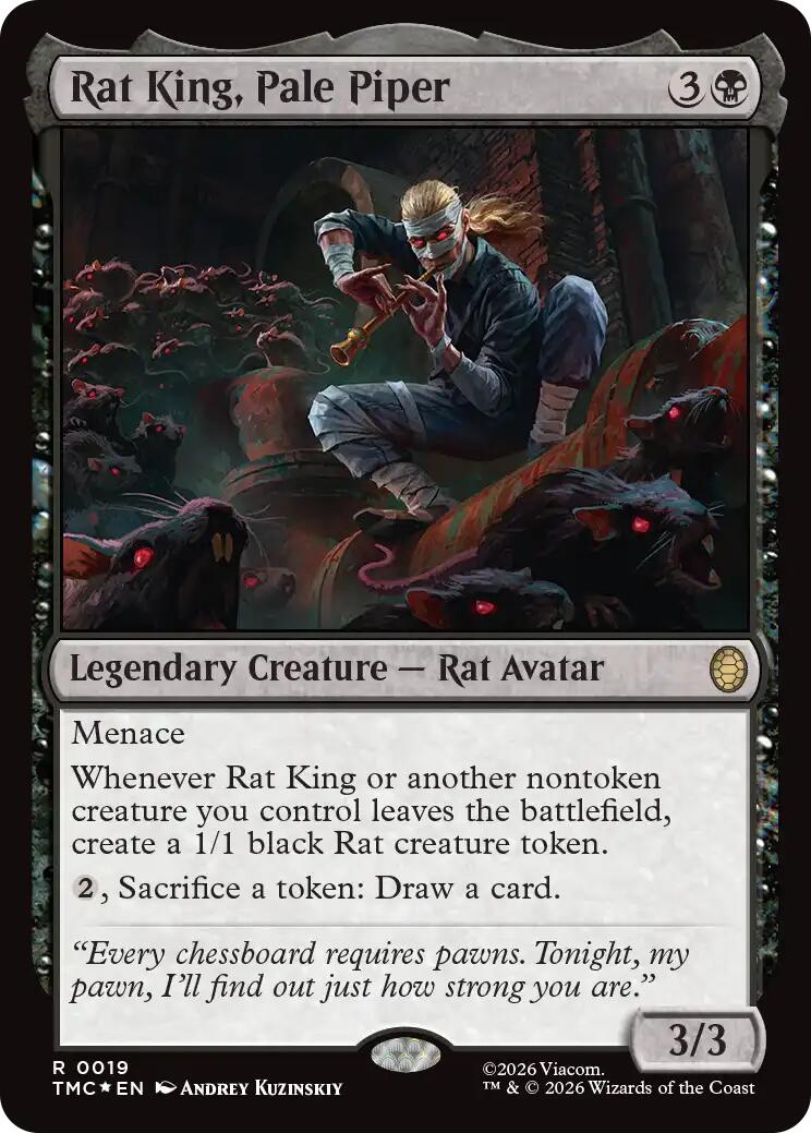 Rat King, Pale Piper (Surge Foil) [Teenage Mutant Ninja Turtles Commander] | I Want That Stuff Brandon