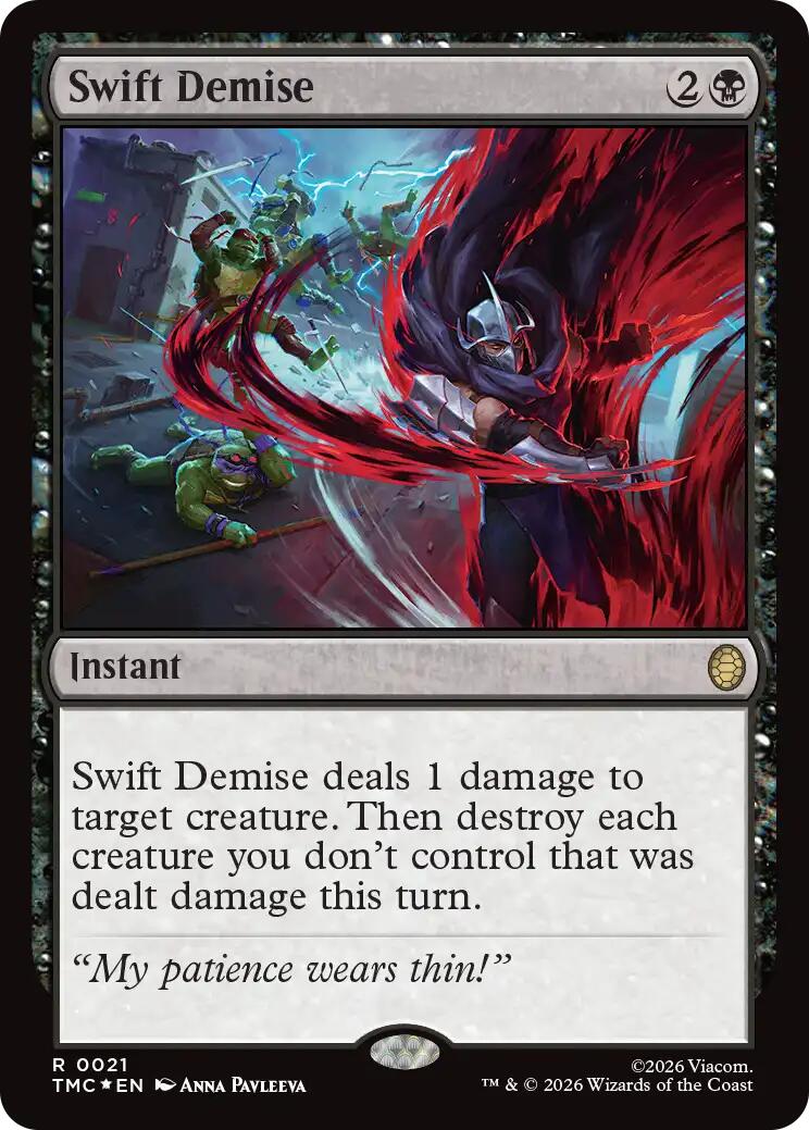 Swift Demise (Surge Foil) [Teenage Mutant Ninja Turtles Commander] | I Want That Stuff Brandon