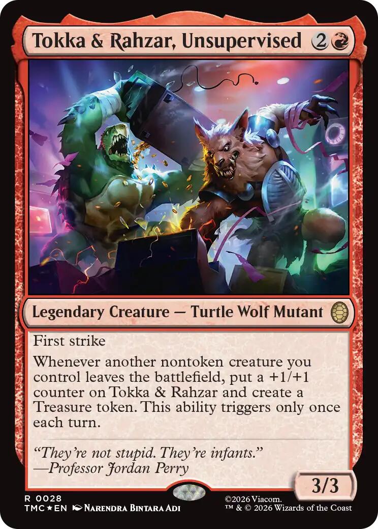 Tokka & Rahzar, Unsupervised (Surge Foil) [Teenage Mutant Ninja Turtles Commander] | I Want That Stuff Brandon