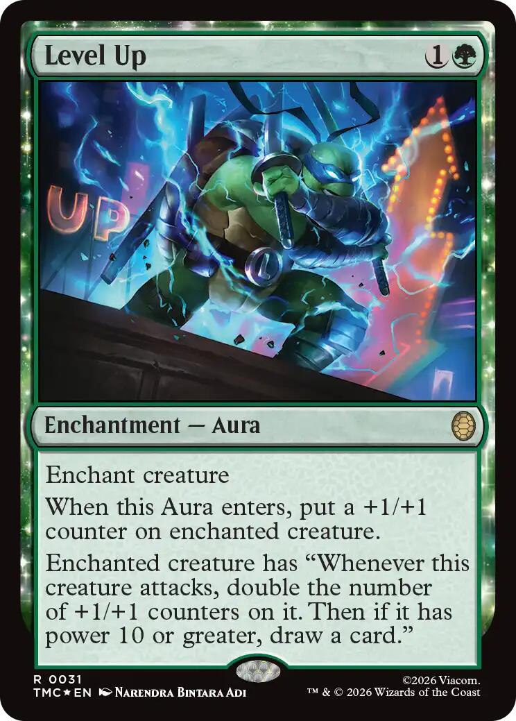 Level Up (Surge Foil) [Teenage Mutant Ninja Turtles Commander] | I Want That Stuff Brandon