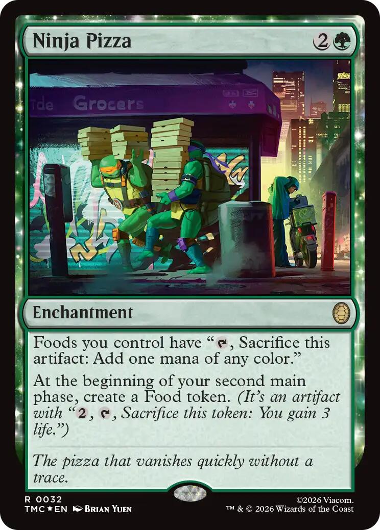 Ninja Pizza (Surge Foil) [Teenage Mutant Ninja Turtles Commander] | I Want That Stuff Brandon