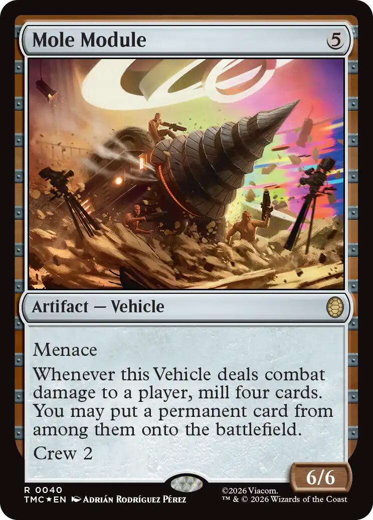 Mole Module (Surge Foil) [Teenage Mutant Ninja Turtles Commander] | I Want That Stuff Brandon