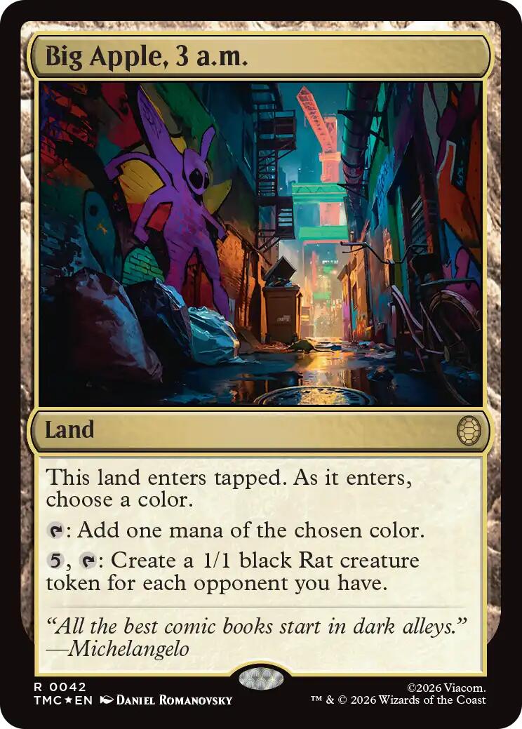 Big Apple, 3 a.m. (Surge Foil) [Teenage Mutant Ninja Turtles Commander] | I Want That Stuff Brandon