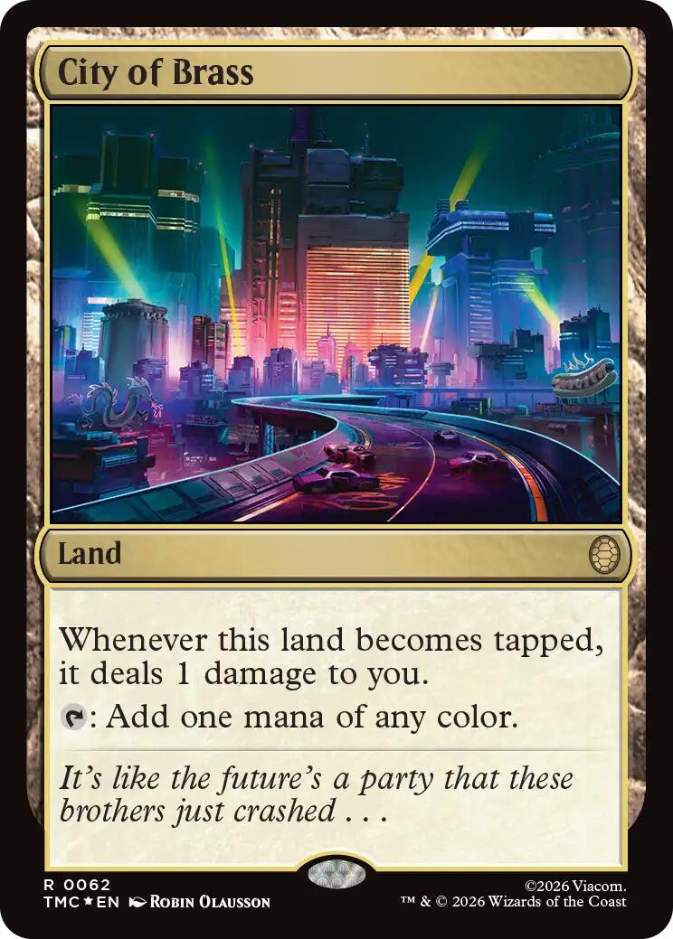City of Brass (Surge Foil) [Teenage Mutant Ninja Turtles Commander] | I Want That Stuff Brandon