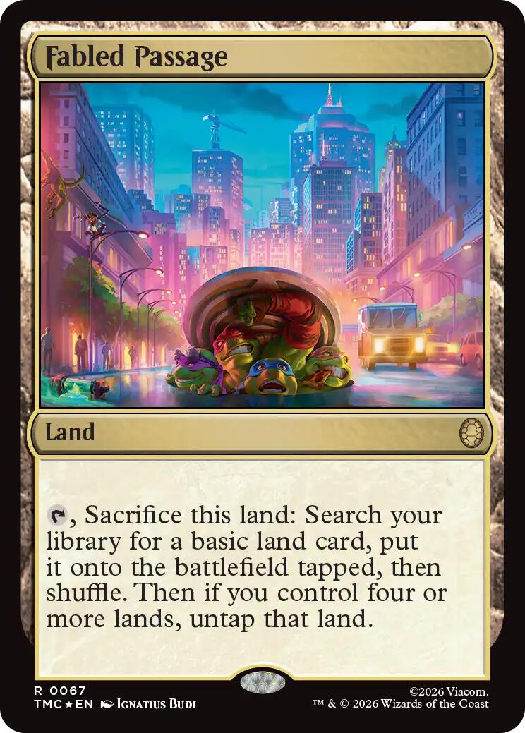 Fabled Passage (Surge Foil) [Teenage Mutant Ninja Turtles Commander] | I Want That Stuff Brandon