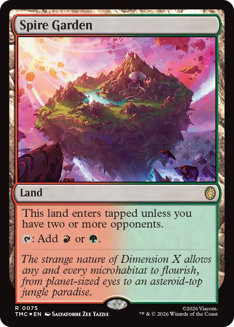 Spire Garden (Surge Foil) [Teenage Mutant Ninja Turtles Commander] | I Want That Stuff Brandon