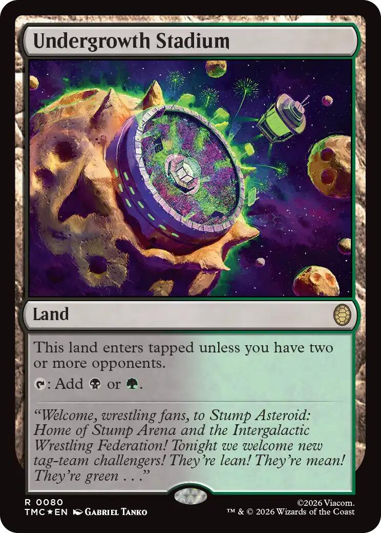 Undergrowth Stadium (Surge Foil) [Teenage Mutant Ninja Turtles Commander] | I Want That Stuff Brandon