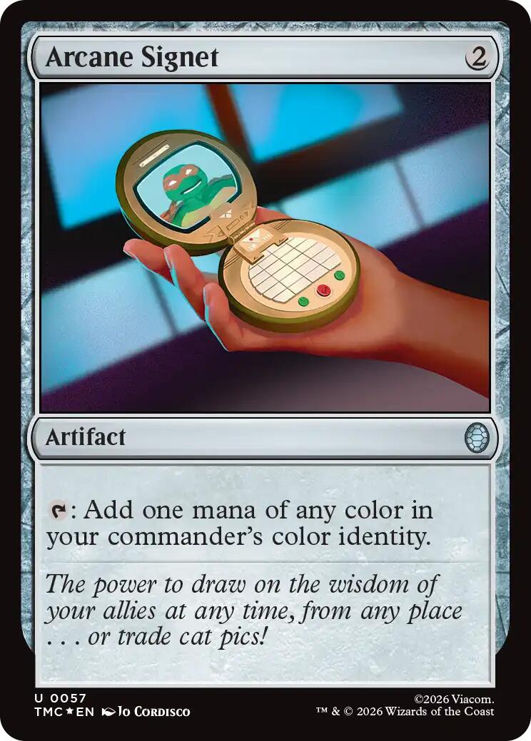Arcane Signet (Surge Foil) [Teenage Mutant Ninja Turtles Commander] | I Want That Stuff Brandon