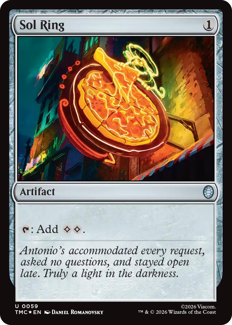 Sol Ring (Surge Foil) [Teenage Mutant Ninja Turtles Commander] | I Want That Stuff Brandon