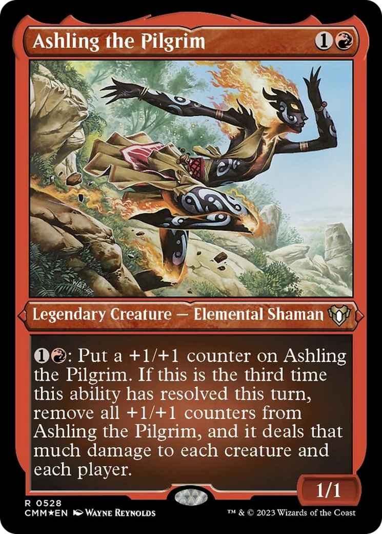 Ashling the Pilgrim (Foil Etched) [Commander Masters] | I Want That Stuff Brandon