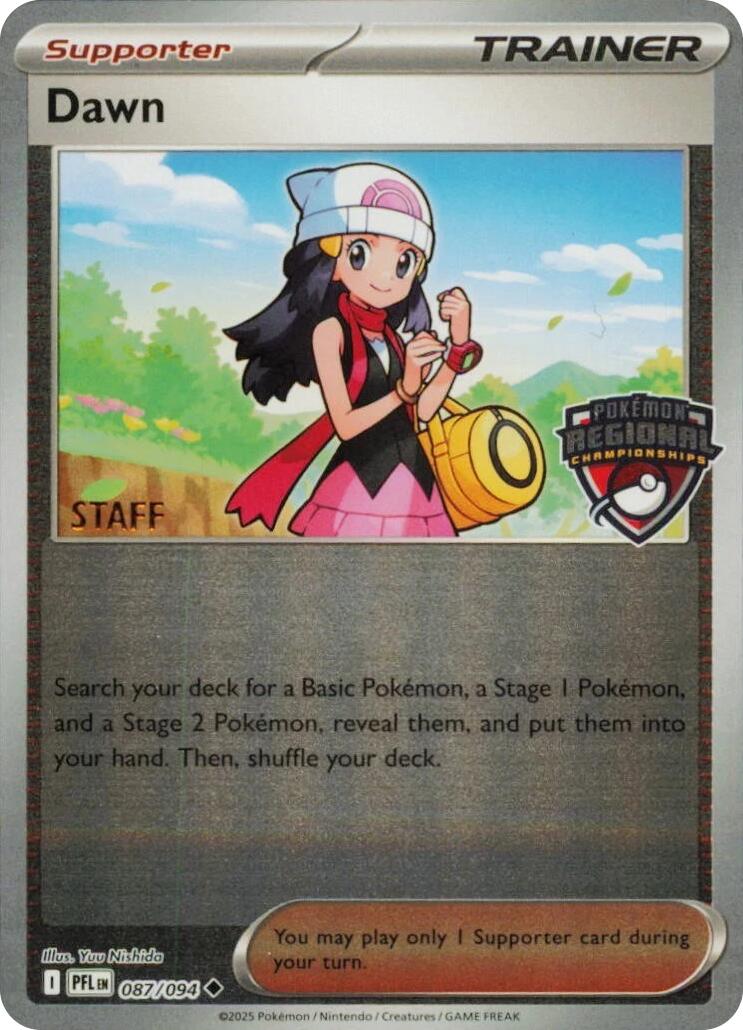 Dawn (087/094) (Regional Championship) [Staff] [League & Championship Cards] | I Want That Stuff Brandon