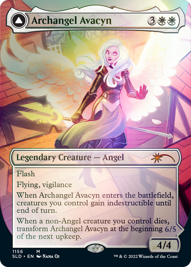 Archangel Avacyn // Avacyn, the Purifier (Borderless) [Secret Lair: From Cute to Brute] | I Want That Stuff Brandon