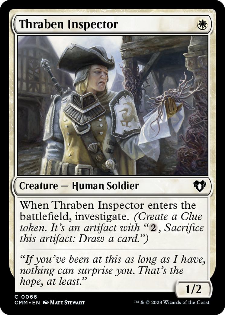 Thraben Inspector [Commander Masters] | I Want That Stuff Brandon