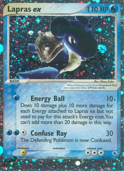 Lapras ex (99/109) [EX: Ruby & Sapphire] | I Want That Stuff Brandon